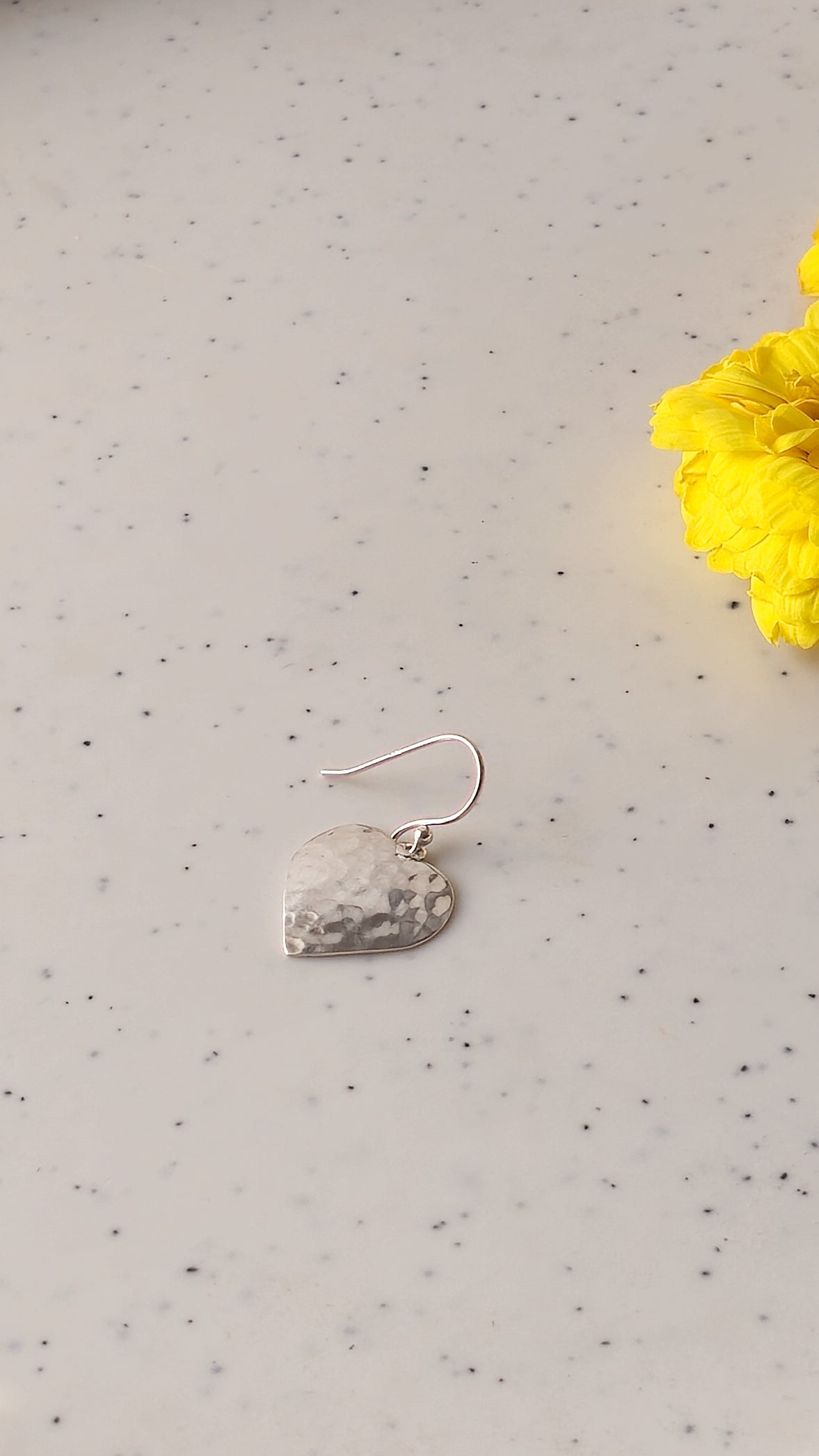Priti - Shiny Silver Earrings