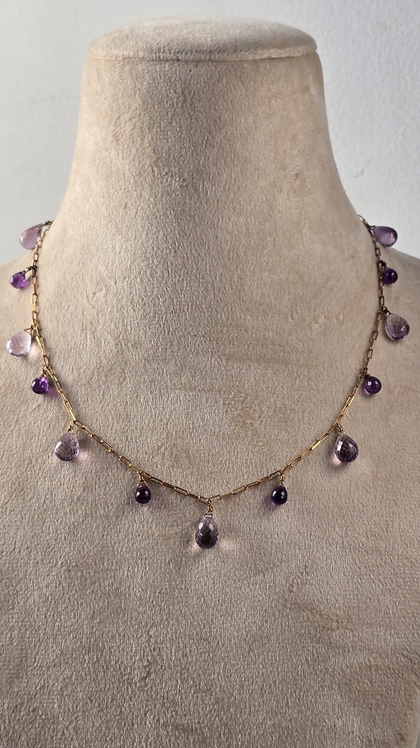 Cosmos - Antique Gold Necklet