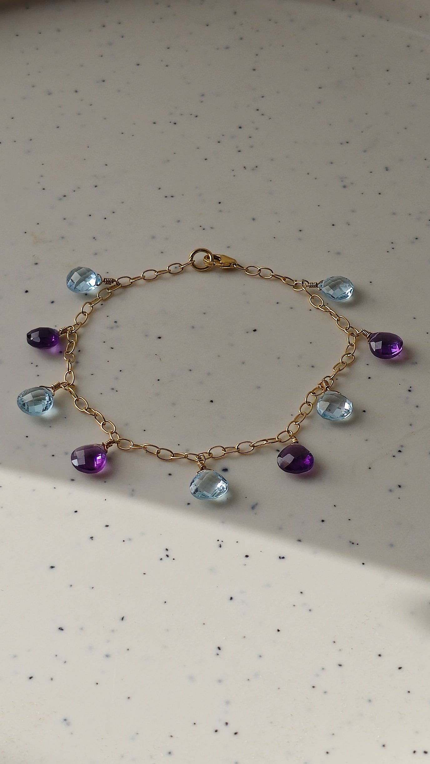 Orchid - 22K Gold Plated Bracelet