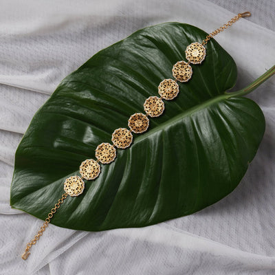 Raabta - 22K Gold Plated Choker cum SheeshPhool | Silver Jewellery by Gulaal Jewels