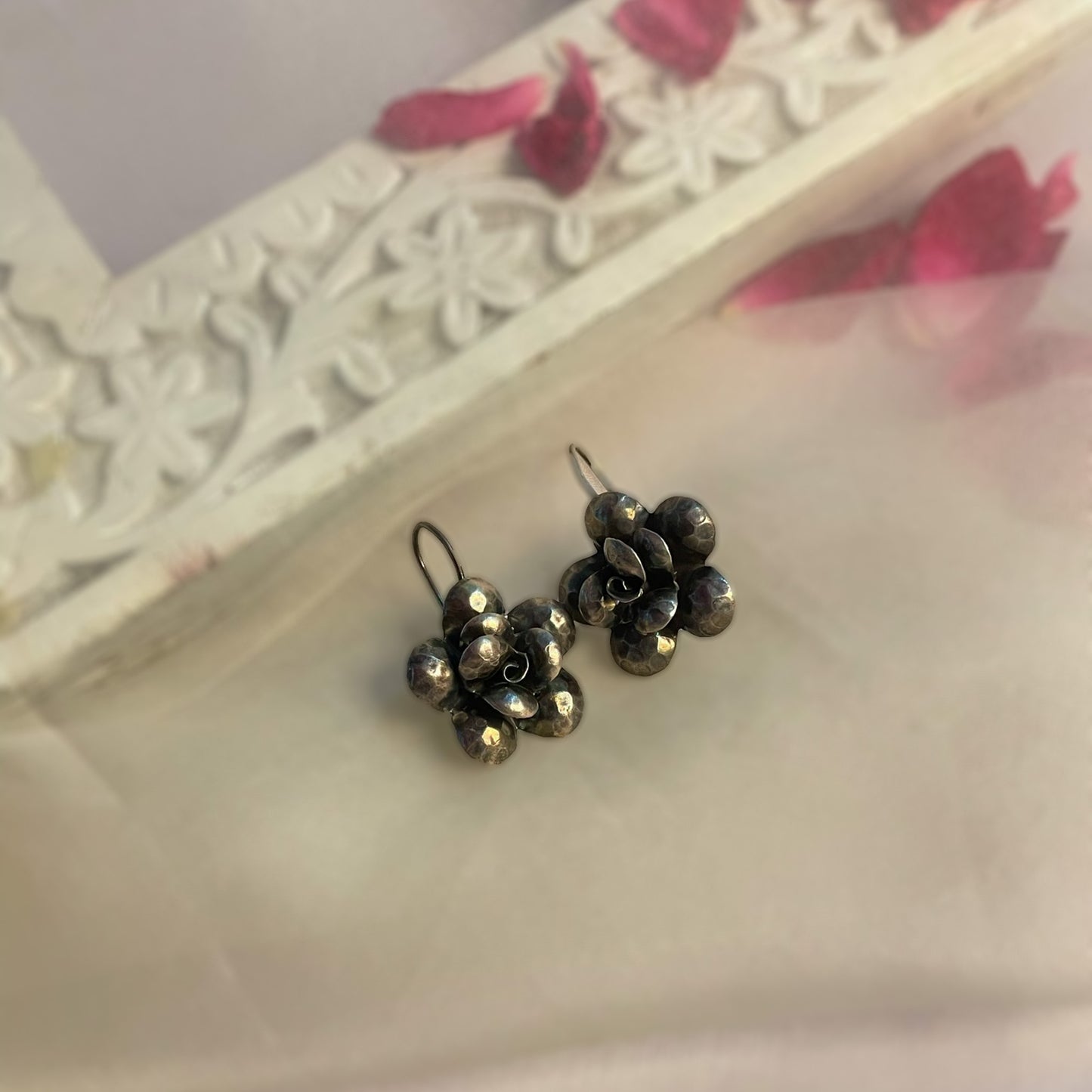 Gulabi - Oxidised Earrings