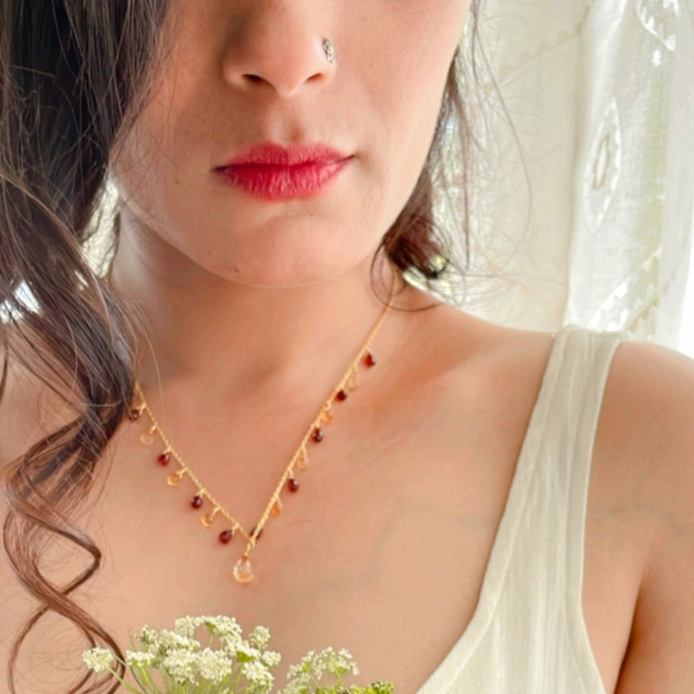 Marigold - 22K Gold Plated Necklet