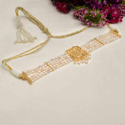 Masakkali - Shiny Silver Choker | Silver Jewellery by Gulaal Jewels