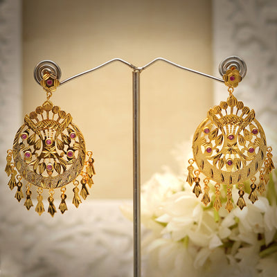 Rati — 22k Gold Plated Silver Jhumka (Ready To Ship)