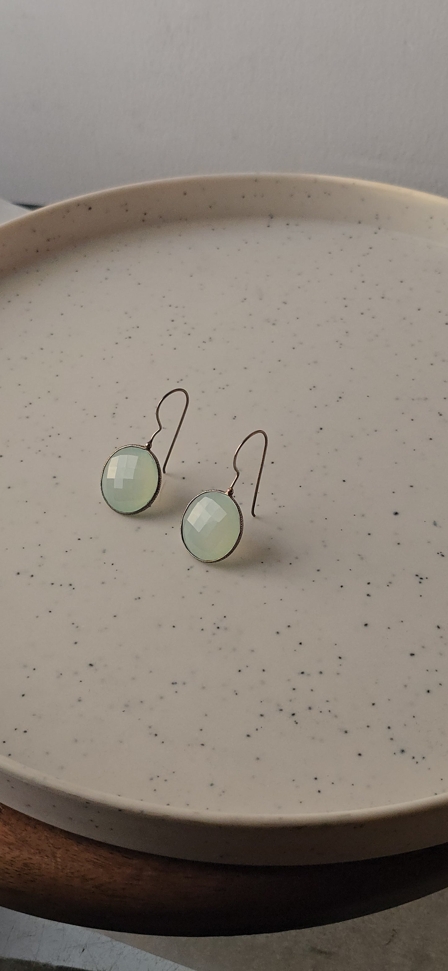 Aquamarine Stones Earrings