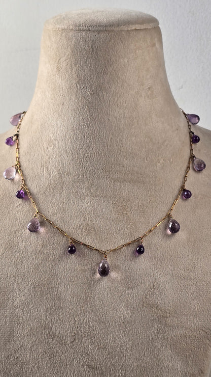 Cosmos - Antique Gold Necklet