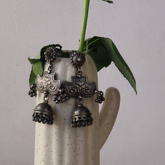 Noorani - Oxidised Jhumka