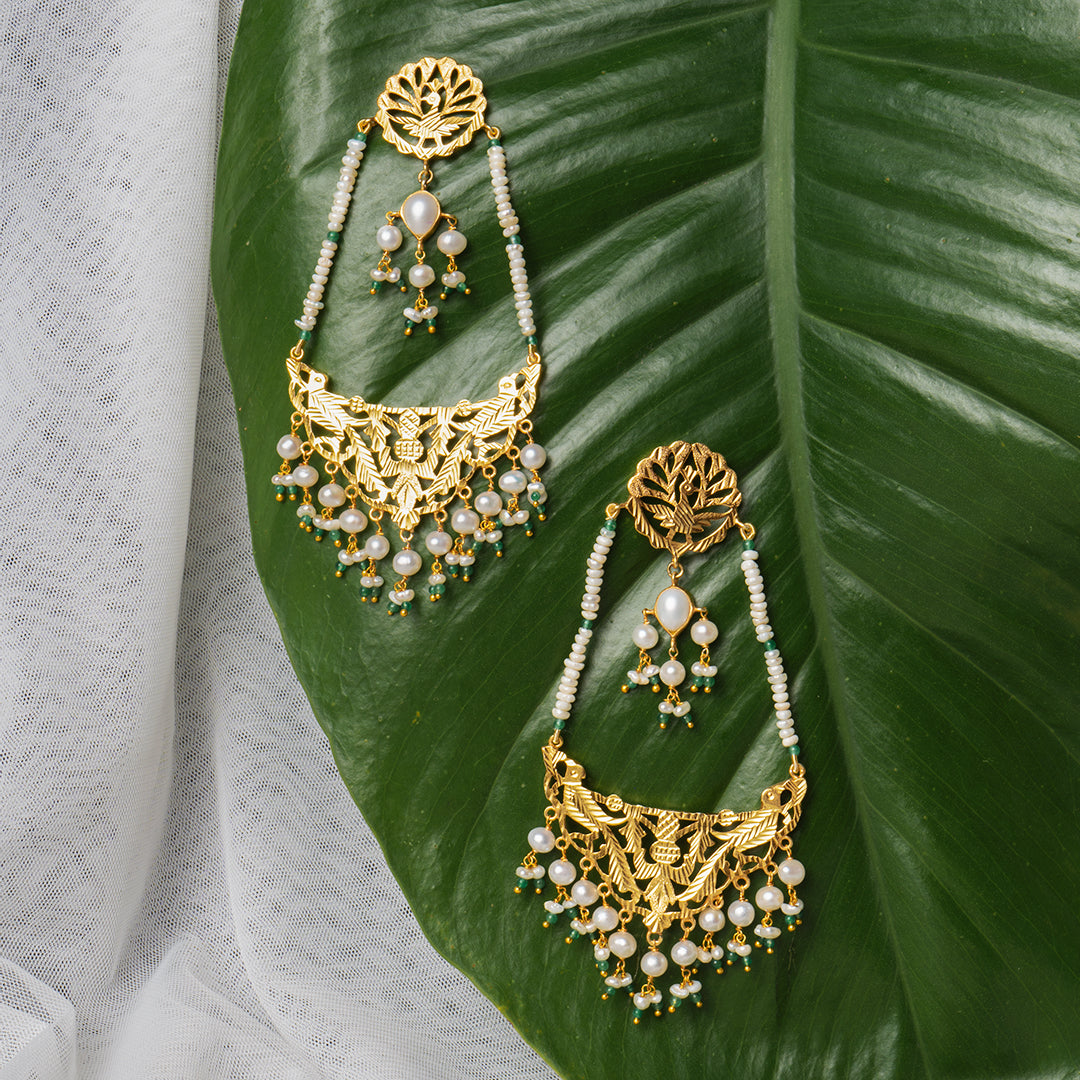 Khwabeeda - 22K Gold Plated Jhumka
