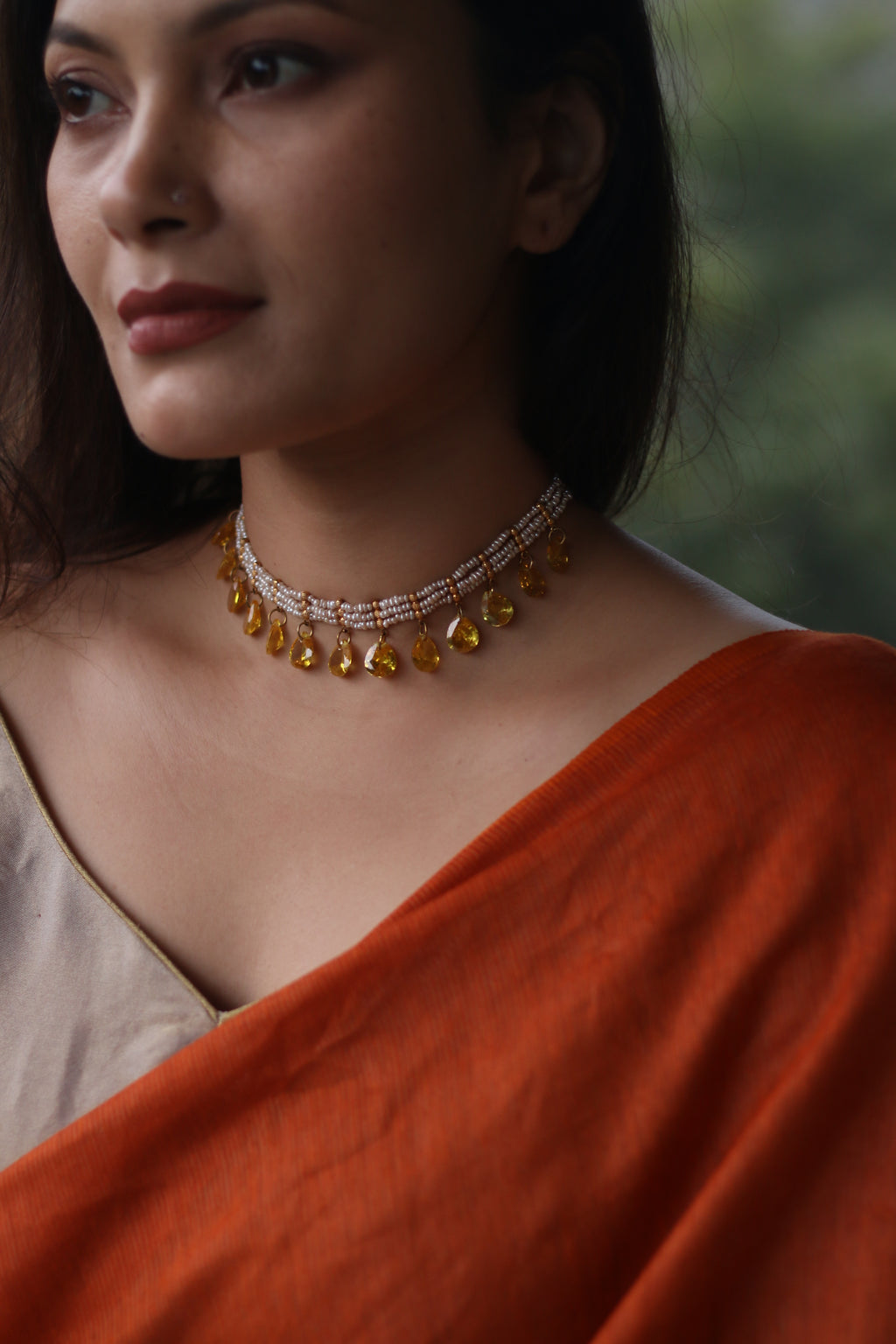 Zivar Necklace - Citrine