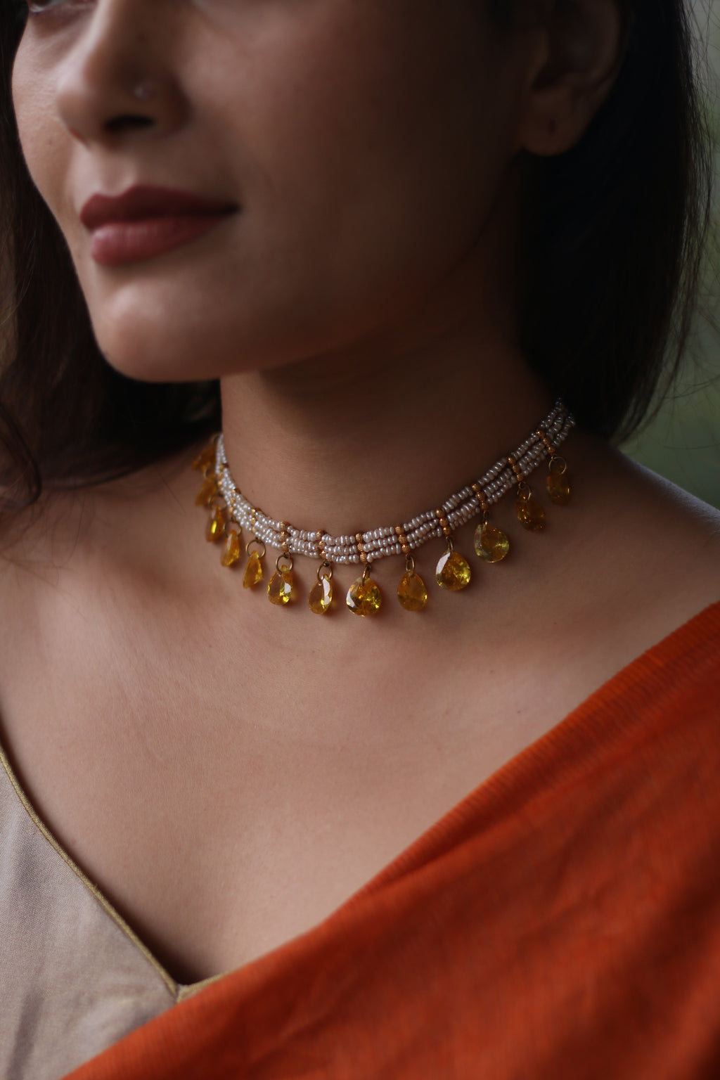 Zivar Necklace - Citrine