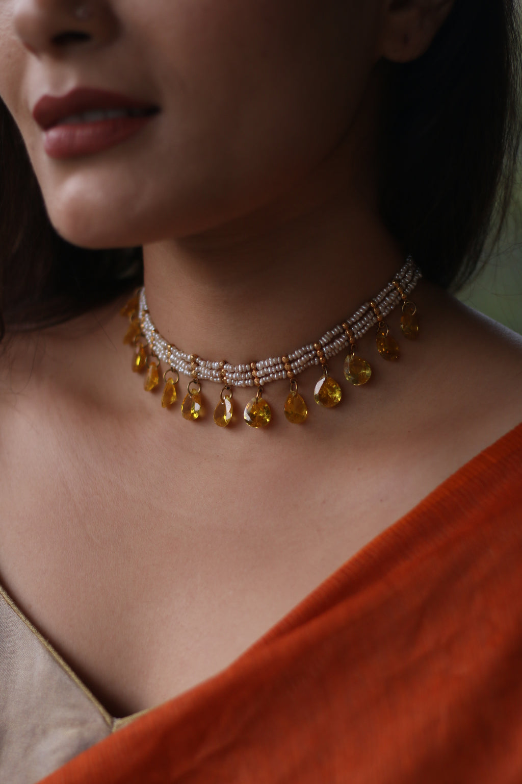 Zivar Necklace - Citrine