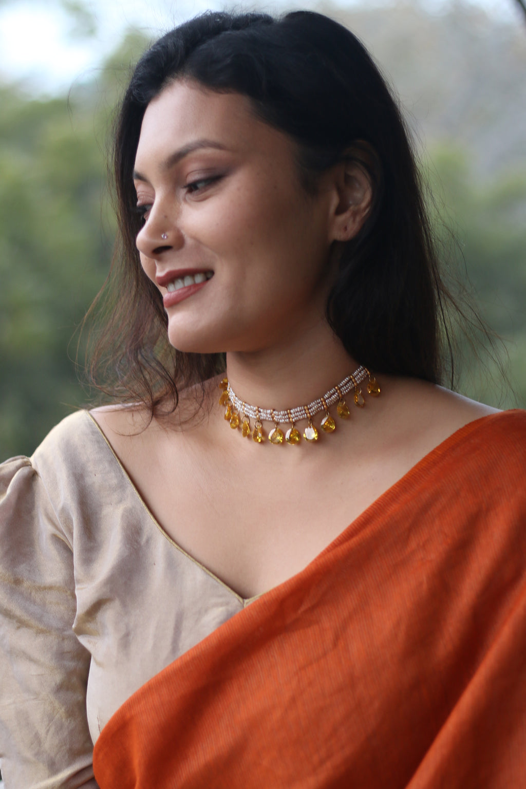 Zivar Necklace - Citrine