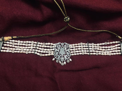 Masakkali - Oxidised Choker