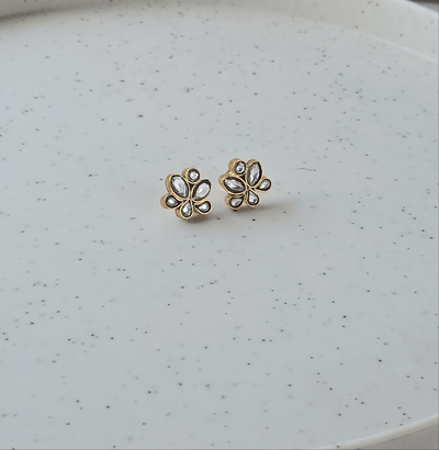 Aadya Studs | Silver Jewellery by Gulaal Jewels