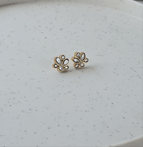 Aadya Studs | Silver Jewellery by Gulaal Jewels