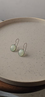 Aquamarine Stones Earrings | Silver Jewellery by Gulaal Jewels
