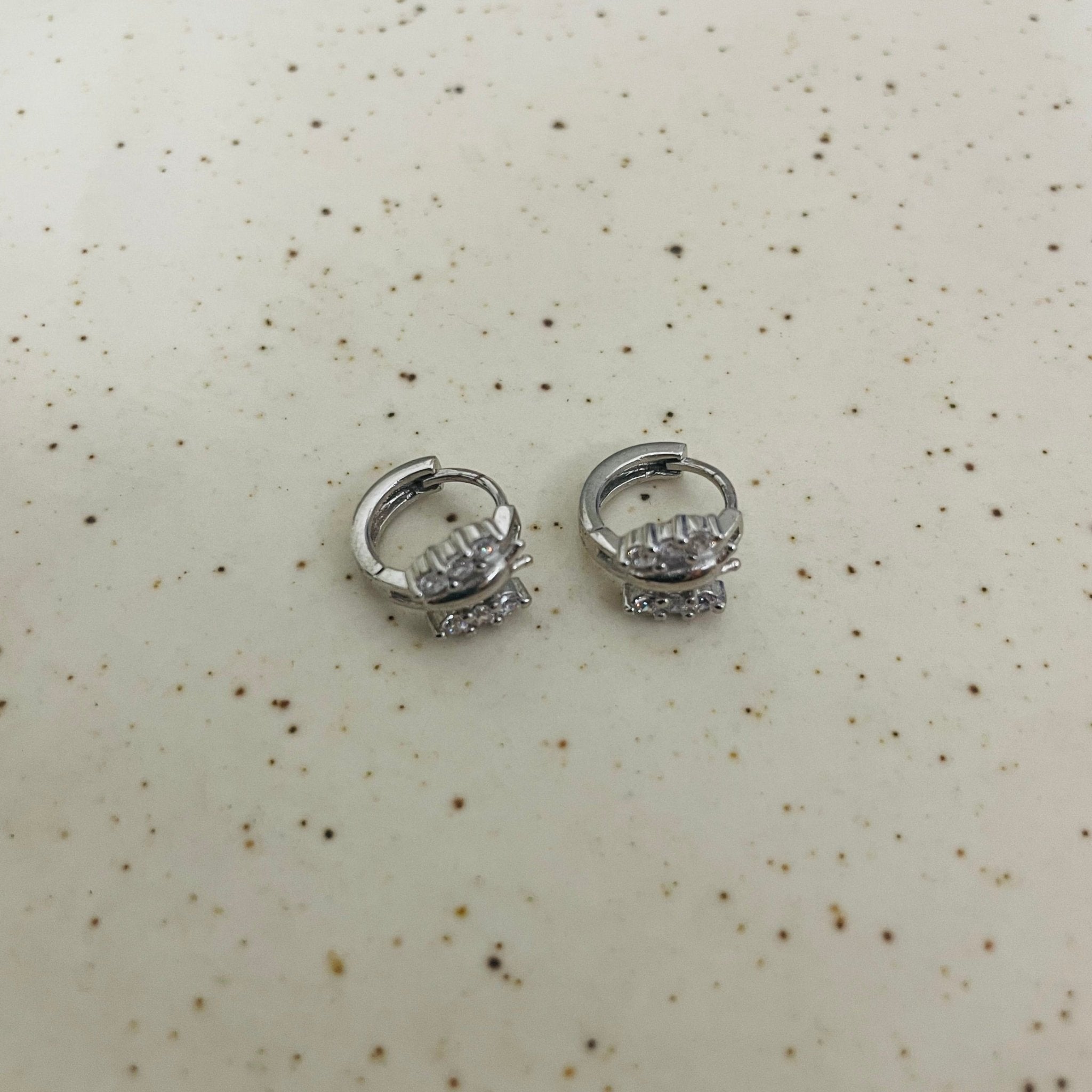 Butterfly Huggie Hoops | Silver Jewellery by Gulaal Jewels