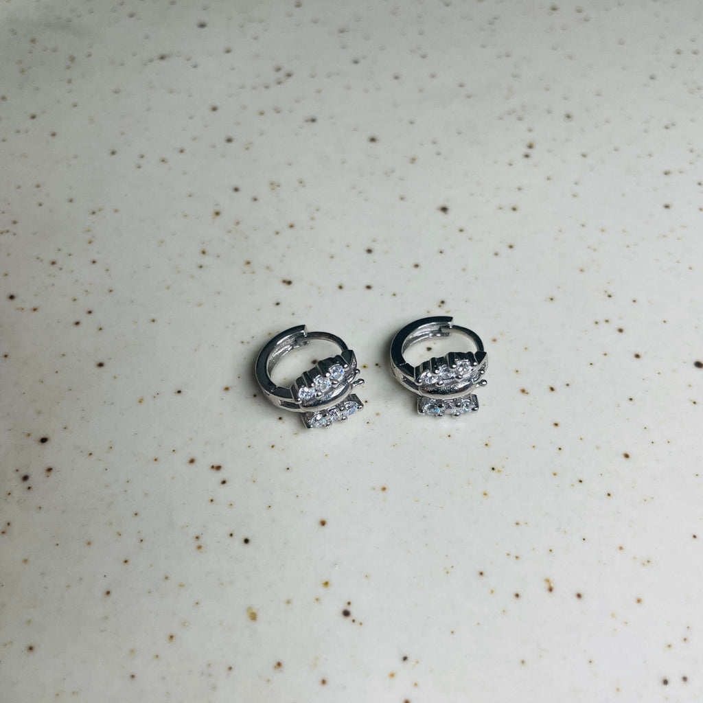 Butterfly Huggie Hoops | Silver Jewellery by Gulaal Jewels