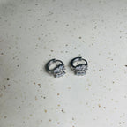 Butterfly Huggie Hoops | Silver Jewellery by Gulaal Jewels
