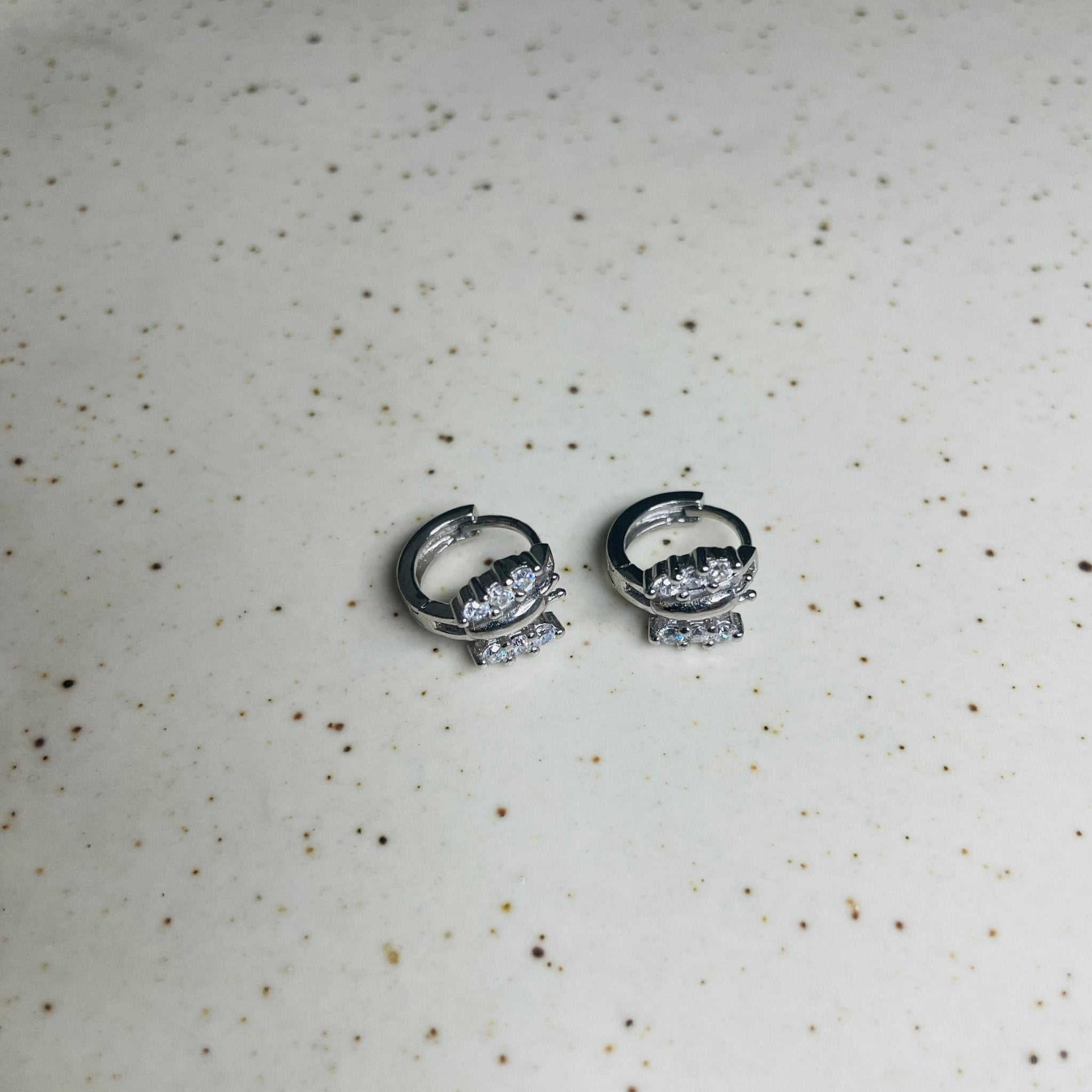 Butterfly Huggie Hoops | Silver Jewellery by Gulaal Jewels