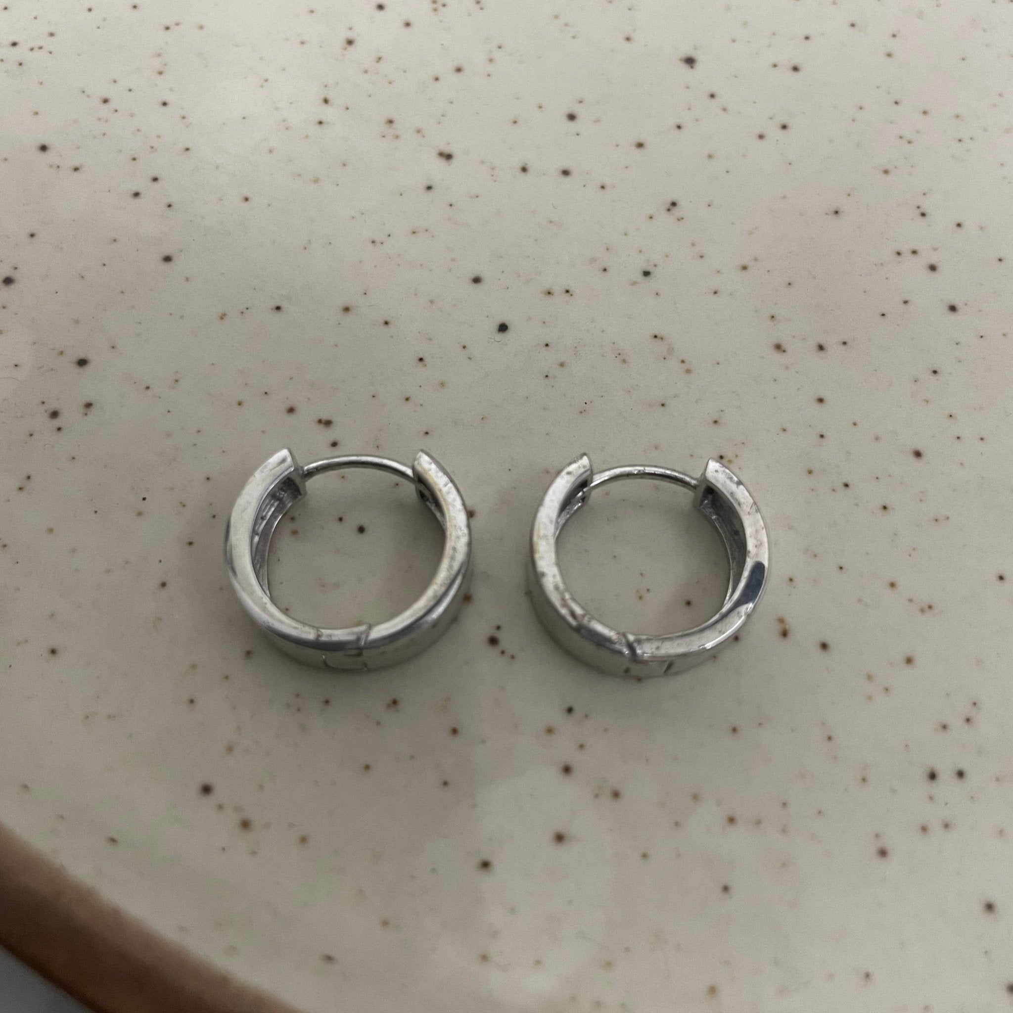 Classic Silver Huggie Hoops | Silver Jewellery by Gulaal Jewels