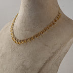 Daffodil - 22K Gold Plated Necklet | Silver Jewellery by Gulaal Jewels
