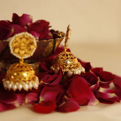 Jhumka Jewellery by Gulaal Jewels – elegant, lightweight, crafted for every occasion.