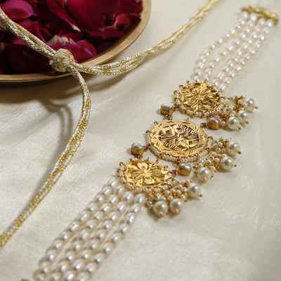 Dholi - 22K Gold Plated Choker