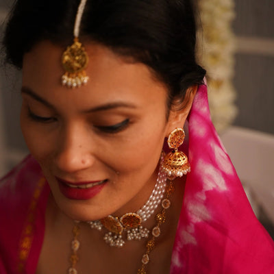 Dholi - 22K Gold Plated Jhumka