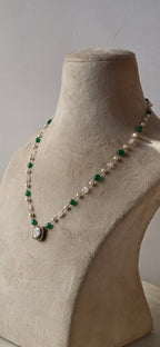 Leena Necklace | Silver Jewellery by Gulaal Jewels