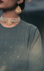 Masakkali - Oxidised Choker | Silver Jewellery by Gulaal Jewels