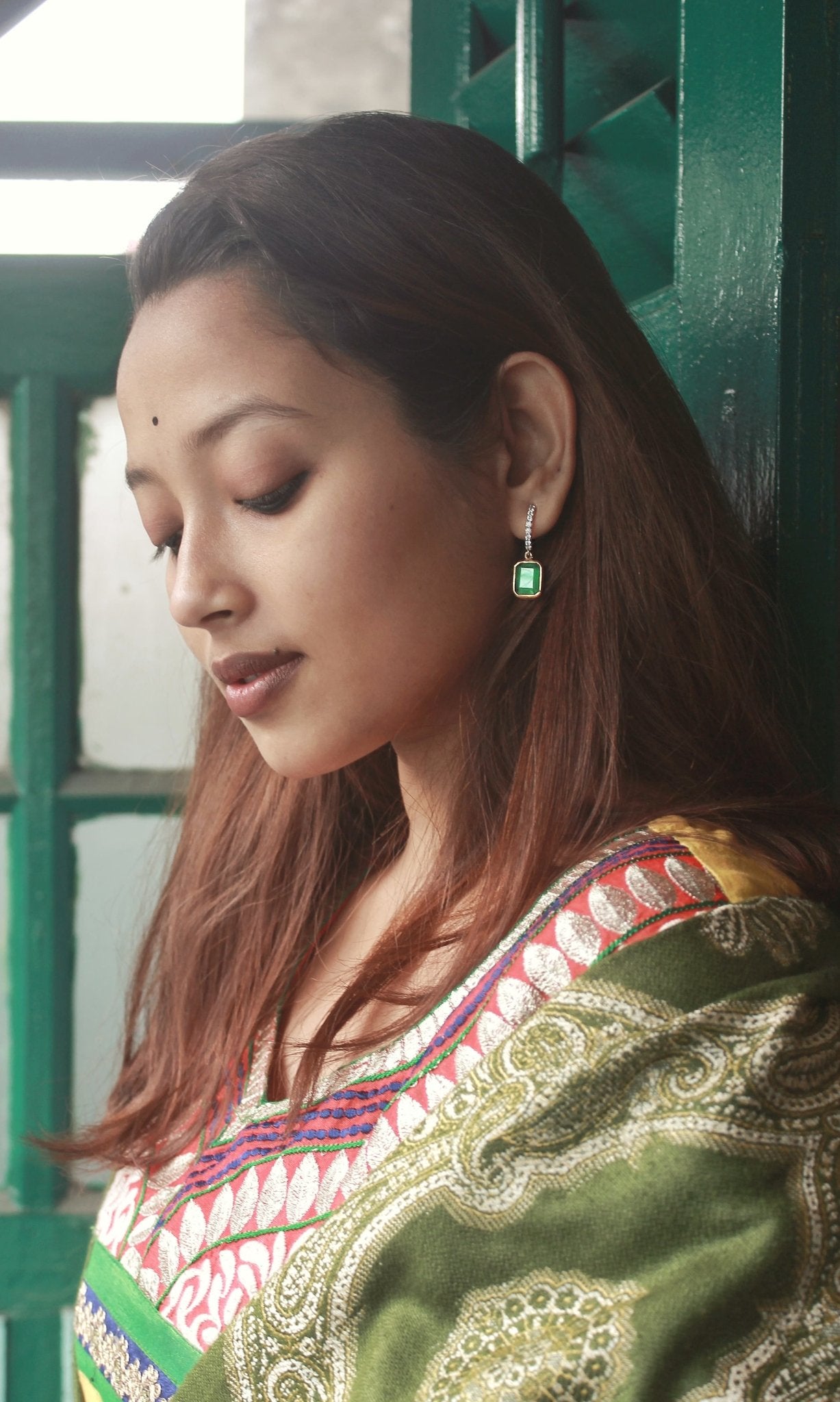 Neel earrings | Silver Jewellery by Gulaal Jewels