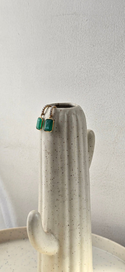Panna earrings combo | Silver Jewellery by Gulaal Jewels