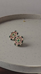 Aaina - Antique Gold Earrings