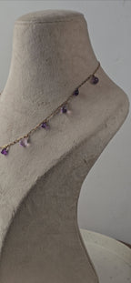 Cosmos - Antique Gold Necklet