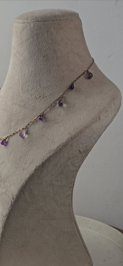 Cosmos - Antique Gold Necklet