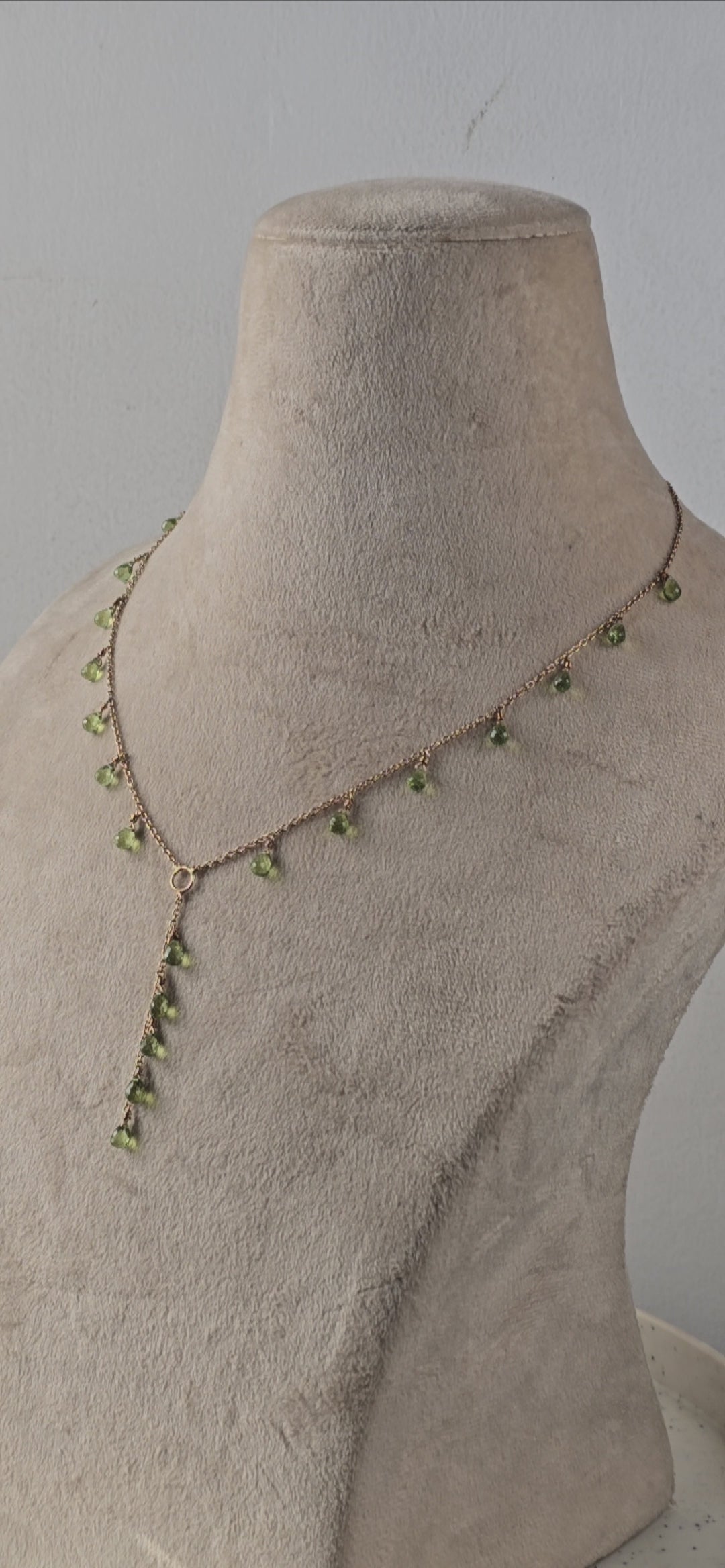 Green Dahlia - 22K Gold Plated Necklet