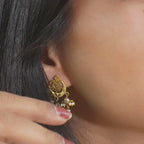 Sakina - 22K Gold Plated Studs