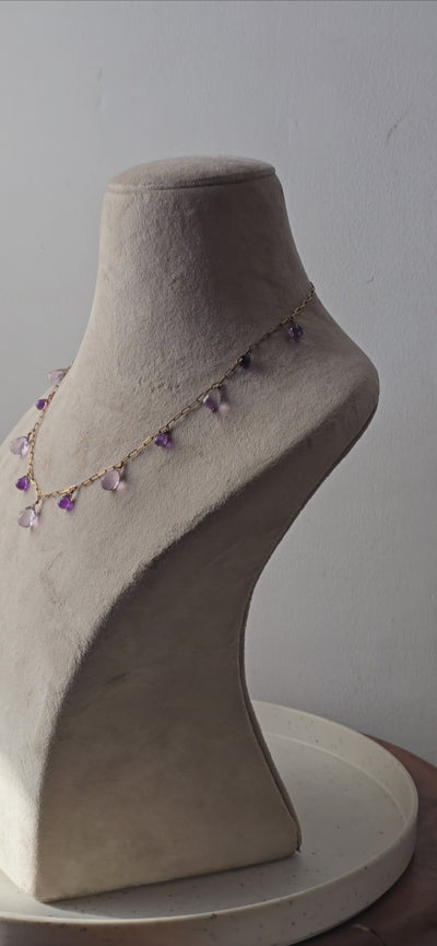 Cosmos - Antique Gold Necklet