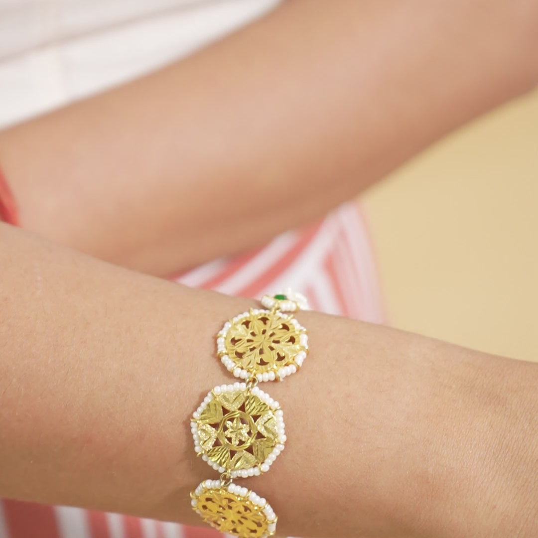 Shaayara - 22K Gold Plated Bracelet
