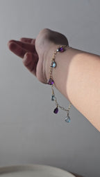 Orchid - 22K Gold Plated Bracelet