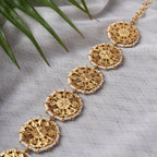 Raabta - 22K Gold Plated Choker cum SheeshPhool | Silver Jewellery by Gulaal Jewels