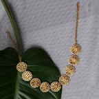 Raabta - 22K Gold Plated Choker cum SheeshPhool | Silver Jewellery by Gulaal Jewels