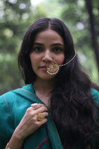 Surili - Stick On Nath | Silver Jewellery by Gulaal Jewels