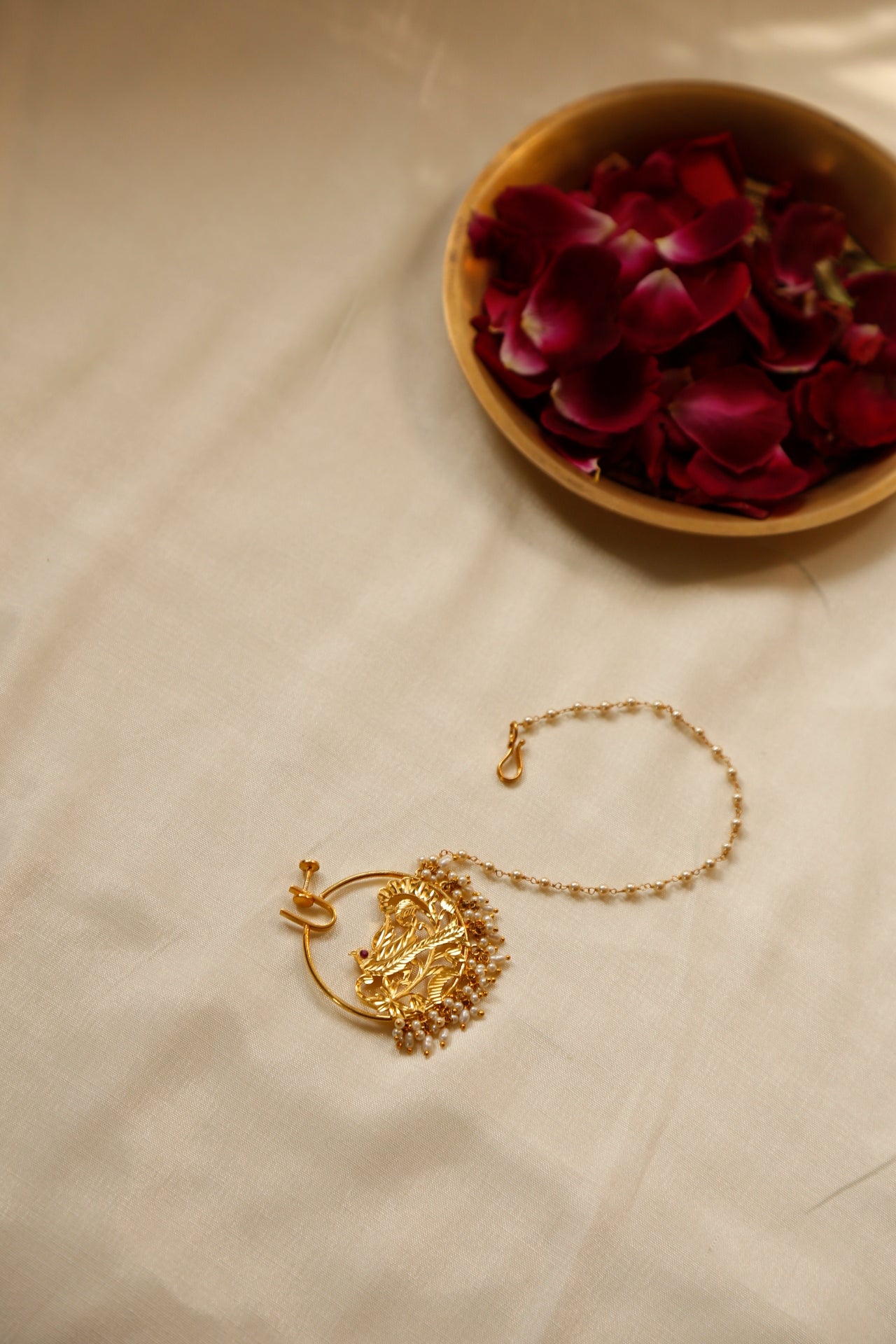 Surili - Stick On Nath | Silver Jewellery by Gulaal Jewels