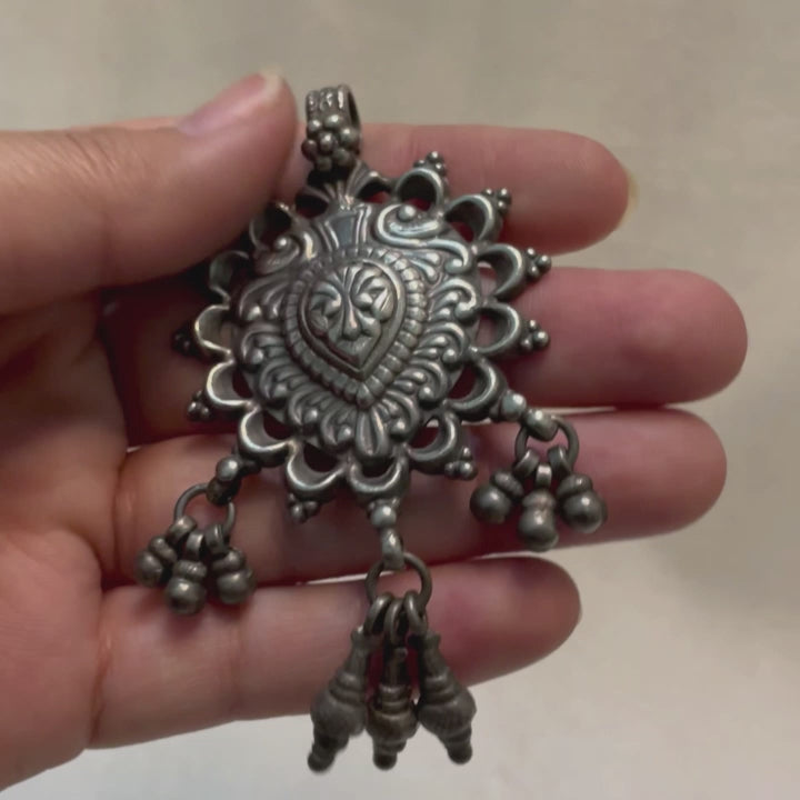Pari - Oxidised Pendant