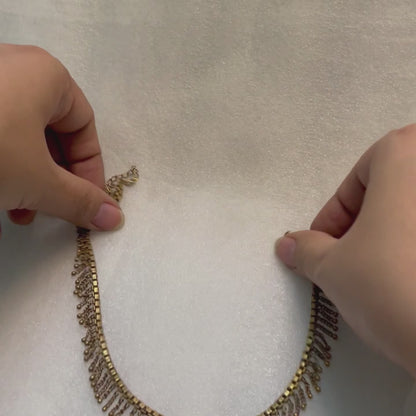 Laila - Antique Gold Necklet
