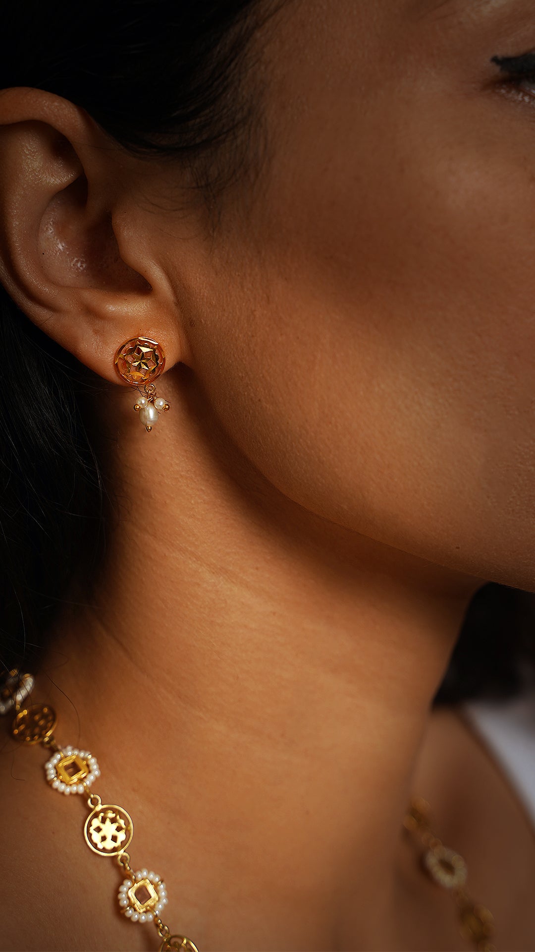 Nanhi - 22K Gold Plated Studs