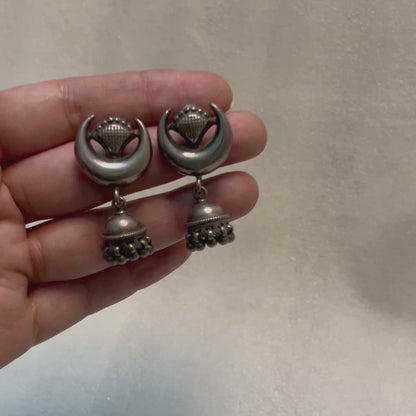 Nawabi - Oxidised Jhumka