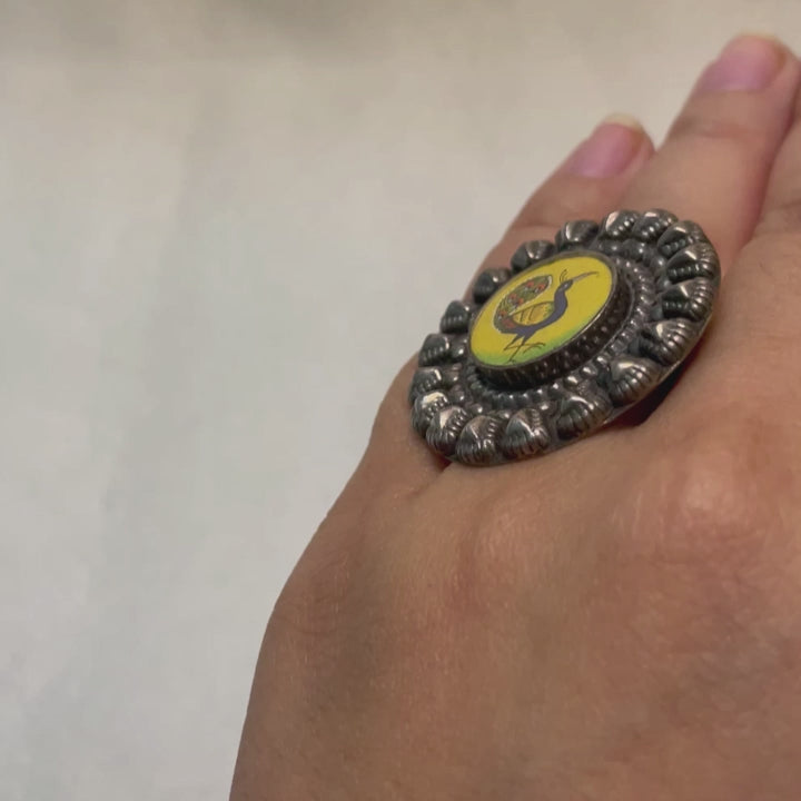 Pakshi - Oxidised Ring